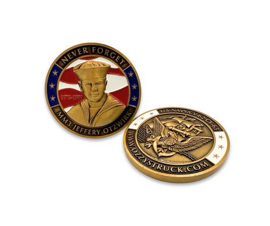 Never Forget Color Challenge Coin