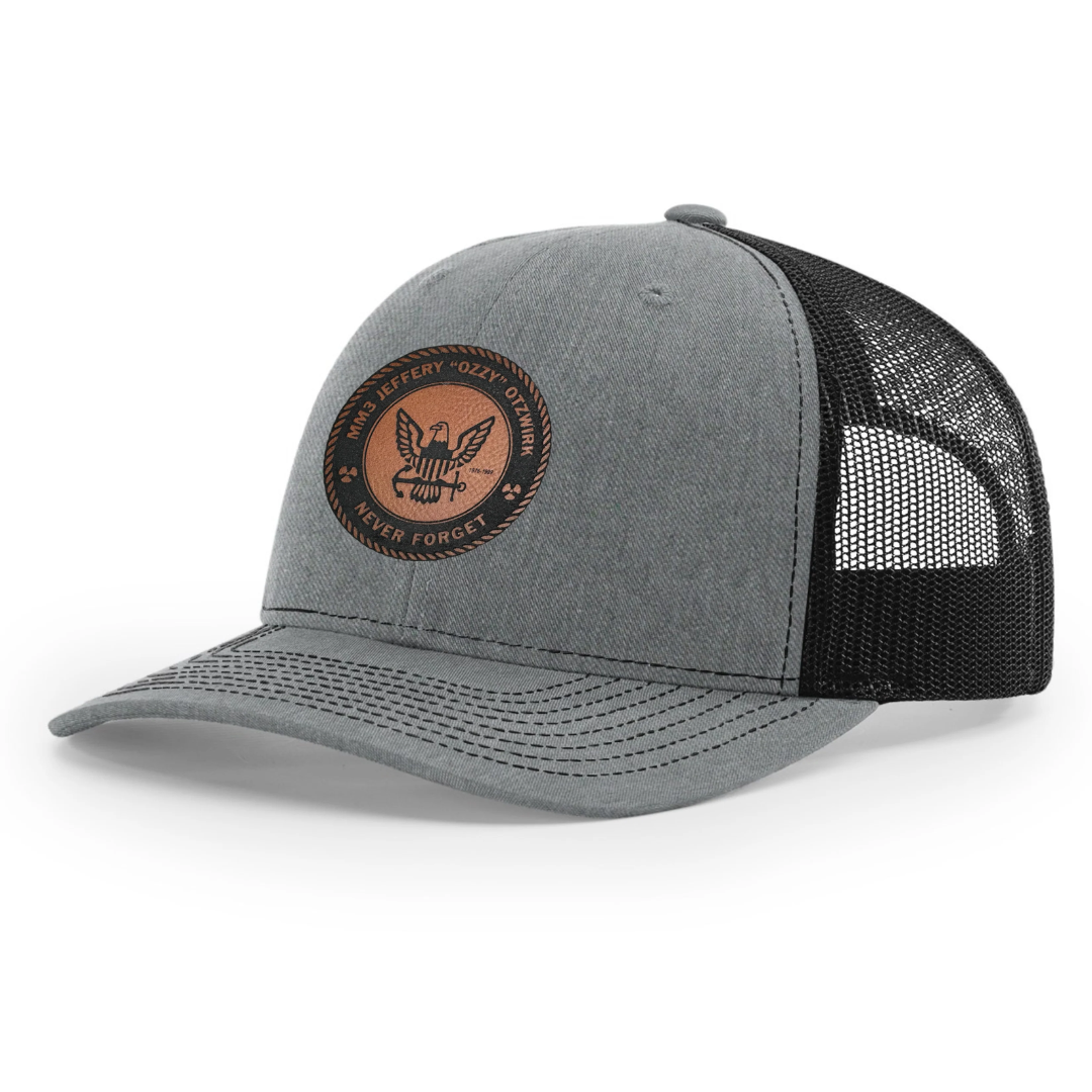 Never Forget Grey Trucker Hat